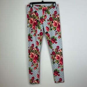 Matilda Jane 435 Polka Dot Rose Floral Leggings Girls 14